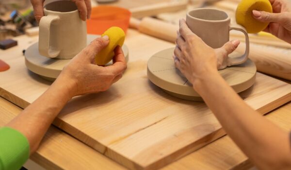 کار با دست potteryhandemade